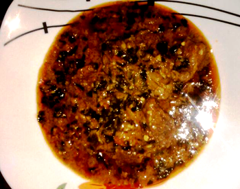 Miyan Zogale (Moringa soup)
