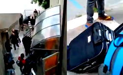 Video: Italians allegedly ask Nigerian footballers to pack their luggage, leave