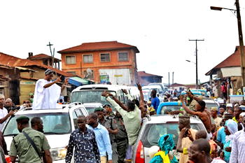 Photos: Thousands of Muslim faithful join Aregbesola to celebrates Eid-El-Fitr