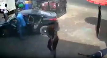 Video: CCTV captures live bank robbery in Nigeria