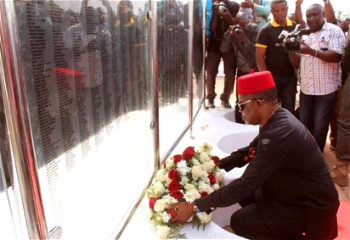 Obiano erects Cenotaph in remembrance of Biafran Heroes