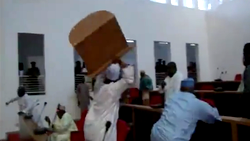 Video: Nassarawa state lawmakers fight