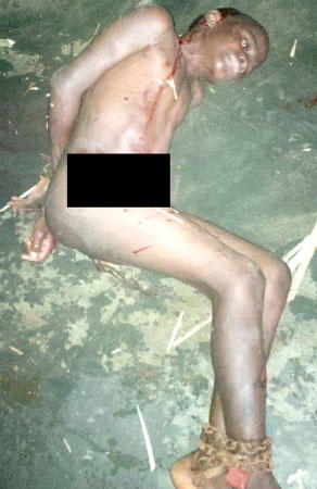 Father chains 13-yr-old son over N2000