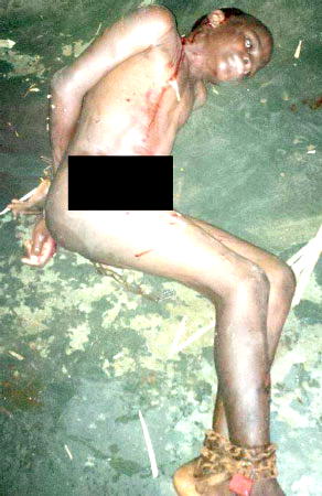 Father chains 13-yr-old son over N2000