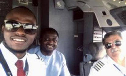 Femi Adesina cruises with pilot son