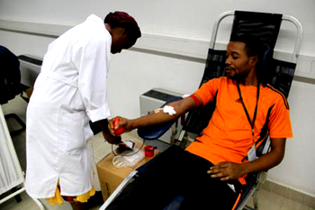 Blood donation lowers calories, improves body fitness