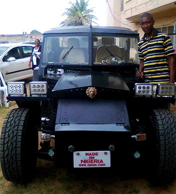 Photos: Car made in Nigeria called BIAFRAKWEZUONU