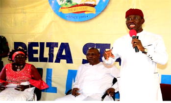 Okowa assures on infrastructure, warns against illegal mining