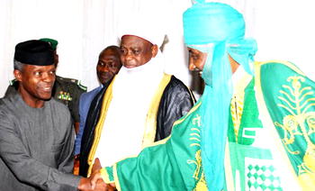 Photos: Osinbajo meets northern monarchs