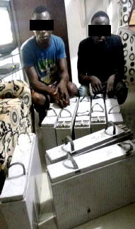 Police nab 2 for vandalism