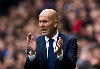 JUST IN: Zidane isolating, after contact tests positive for COVID-19