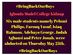 Lagos school kidnap: DAY 63: Two abducted students mark 16, 17 years birthday in captivity