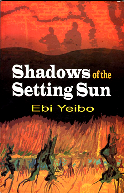 Ebi Yeibo as a town-crier of Niger Delta independence in Shadows Of The Setting Sun.