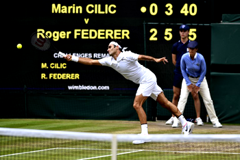 Federer wins record 8th Wimbledon as Cilic bid ends in tears