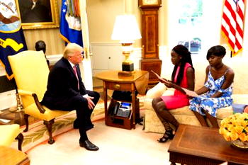 Chibok schoolgirls read letter to Trump – White House