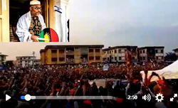 Biafra: Mammoth crowd welcome Nnamdi Kanu in Anambra