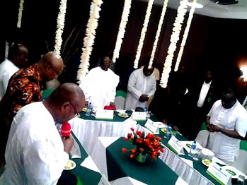Photos: S-East/South governors, Ohanaeze meet in Enugu