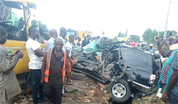 Police in Enugu prevent mob action after trailer kills motorcyclist