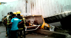 Container crushes 5 to death at Ojota, three hospitalised