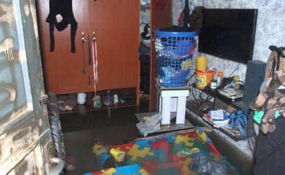 Photos: Flooding in Port Harcourt after heavy rainfall