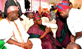 Ooni preaches love as Obasanjo is made ‘Generalisimo’ of white garment churches