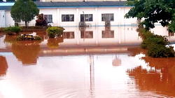 Asaba submerged by flood