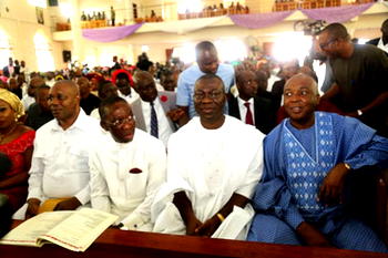 Photos: Saraki, Okowa, Ibori Express Confidence In Nigeria’s Unity as Senator Nwaoboshi clocks 60