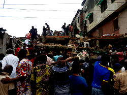 Lagos Building Collapse Day 2: Death toll rises to 8, 16 rescued