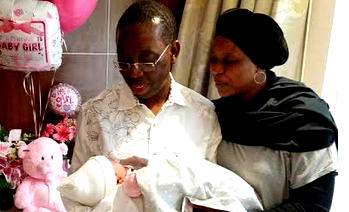 Okowa’s daughter Marilyn gives birth on his 58th birthday