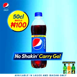 Its Official! Pepsi 50cl Plastic Bottle Price Drops To a N100