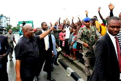 Give way for road construction, Wike urges traders