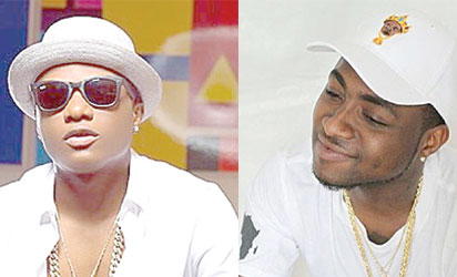 wizkid davido 1 Davido, Runtown lead Sound City MVP awards nomination