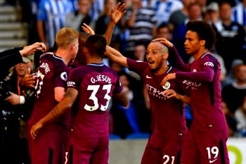 City crush Stoke with magnificent seven