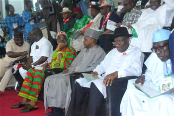 Jonathan, Okowa others at PDP non-elective national convention