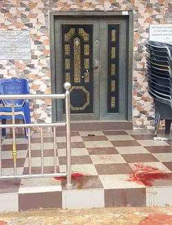 Gruesome murder in the house of God