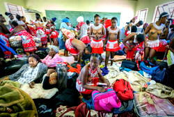 Photos: Zulu maidens prepare mini reed dance