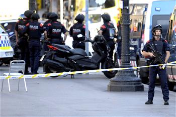 Horror as van rams crowd in deadly Barcelona attack