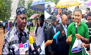 Breaking: Charly Boy, Adeyanju threaten court actions against Buhari, suspend Abuja protests