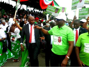 Those in Aso Rock are one chance people, PDP going back to Villa  – Fayose