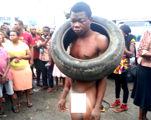 Garri thief escapes while mob hunts for petrol to set him ablaze