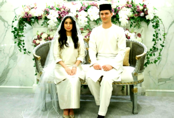 Malaysian princess marries Dutchman in lavish ceremony
