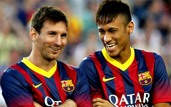 Messi bids emotional farewell to Neymar