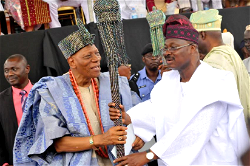 Olubadan, Ladoja snub crowning of 21 Obas in Ibadan