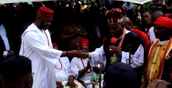Anambra guber: South East traditional rulers endorse Chidoka, hand him staff of authority