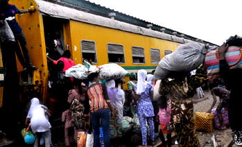 Train derailment delays Lagos-Oshogbo bound free train ride