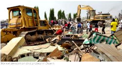 Two people feared dead during Suleja old military barrack demolition