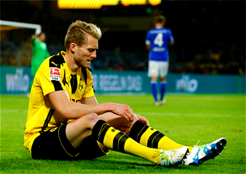 Dortmund’s Schuerrle out for month with thigh injury