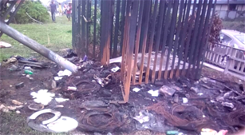  Mob set two scavengers ablaze  thinking they are ritualists