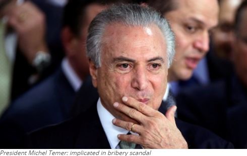 President freed of corruption charges, faces more for obstruction of justice