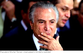 President freed of corruption charges, faces more for obstruction of justice
